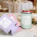 Sac à main personnalisé pour canettes de bière avec nom, titre et date Cadeau de mariage pour jeunes mariés