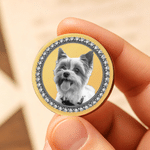 Henkilökohtainen valokuva Teksti muistokolikko Display Stand Pet & Human Loss Sympathy Memorial Day lahja perheelle Ystävät