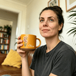 Personalised Jewellery-Inspired Birth Flower 11.8 oz Ceramic Mug with Name Daily Use Mother's Day Birthday Gift for Mom Woman