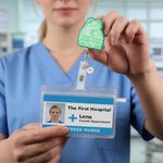 Personalized I Have to Say Weird Stuff or I'll Die Funny Frog Badge Lanyard with Initial Nurses' Day Teachers' Day Gift for Teacher Nurse