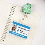 Personalized I Have to Say Weird Stuff or I'll Die Funny Frog Badge Lanyard with Initial Nurses' Day Teachers' Day Gift for Teacher Nurse