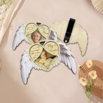 Personalized Guardian Angel Photo Car Visor Clip with Text Car Accessory Meaningful Sympathy Gift for Loss of Loved One