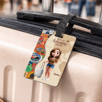 Personalisierte 3D Cartoon Reise Charakter Gepäckanhänger mit Namen Reise Essentials Geburtstag Geschenk für Familie Freund