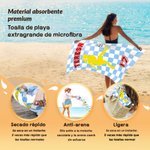 Toalla de playa deportiva personalizada extragrande de secado rápido diseño de fútbol con nombre y número regalo de cumpleaños para amantes del fútbol