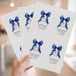 Personalized Bow She Did It Waterproof Wine Bottle Stickers Labels with Name Year Graduation Gift for Graduates