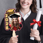 Personalized Graduation Cap Photo Flash Card Graduation Fan with Name Graduation Gift for Class of 2026