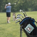 Spersonalizowany chłonny ręcznik ze skóry PU z imieniem i chowanym klipsem Akcesoria golfowe Prezent urodzinowy dla miłośników golfa
