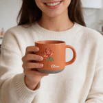 Personalised Multi-Colour Birth Flower Mug with Name Daily Drinking Birthday Gift for Women Friends Family