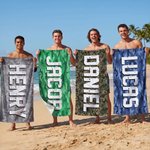 Spersonalizowany ręcznik plażowy Camo Oversized Quick Dry z imieniem i nazwiskiem Prezent urodzinowy na plażę dla mężczyzn