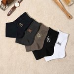 Personalized Embroidered Monogram 100% Cotton Men's Socks with Name Wedding Party Gift for Business Man Officer Groomsman Groom