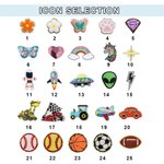 Personalized 1-7 Cute Element Hand Patch Kid Long Denim Jacket with Name Daily Life Outfit Birthday Baby Shower Gift for Girls Boys