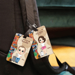 Etiquette de bagage personnalisée avec nom Accessoire de voyage Cadeau d'anniversaire pour la famille et les amis
