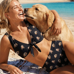 Personalized Funny Face Photo Woman Bikini Swimsuit Beach Essential Summer Vacation Pool Party Gift for Woman