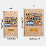 Personalised He is Dad Bible Verses A5 A6 PU Leather Notebook with Name Father's Day Birthday Gift for Father Grandfather