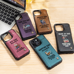 Personalised Funny Dad Photo Phone Case for iPhone or Samsung with Name Daily Use Birthday Father's Day Gift for Family Friend