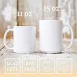 Gepersonaliseerde Minimalistische stijl keramische koffiemok met naam en titel Dagelijks gebruik Verjaardag Vaderdag geschenk voor schoonvader Familie