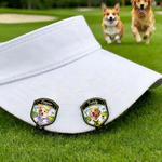 Personalized Pet Photo Magnetic Hat Clip Golf Ball Marker with Name Birthday Game Day Anniversary Gift for Golf Lovers Pet Lovers