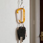 Personalised Multi-functional Engraved Name Keychain Clip Daily Use Outdoor Accessories Gift for Friend Family