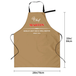 Gepersonaliseerd Multi-Color BBQ Patroon Schort met Naam Familie Bijeenkomst Vaderdag Cadeau voor Vader Grootvader