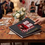 Personalized Graduation Name and Year Photo Guestbook with Ballpoint Pen and Stickers Graduation Keepsake Gift for Graduate