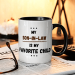 Gepersonaliseerde Minimalistische stijl keramische koffiemok met naam en titel Dagelijks gebruik Verjaardag Vaderdag geschenk voor schoonvader Familie