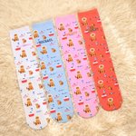 Spersonalizowane miękkie skarpetki do połowy łydki Cute Cat Stethoscope Pet Cage Bone Pattern z imieniem Codzienne noszenie Zabawny piątkowy prezent dla weterynarzy