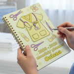 Personalized Cartoon Nurse Scrub Medical Device 2026-2028 Planner Spiral Notebook with Weekly Monthly Planning Pages Birthday Gift for Doctor Nurse