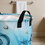 Panier de rangement Oxford personnalisé avec nom et initiales pour requins Décoration de chambre Utilisation quotidienne Anniversaire Cadeau de fête d'enfants pour garçons