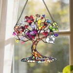 Gepersonaliseerd Hartvormig Stamboom Acryl Ornament in Olieverf-look met 2-20 Namen en Tekst Moederdag- of Verjaardagscadeau voor Vrouwen Mama Oma
