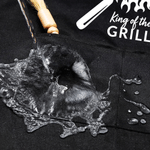 Gepersonaliseerd Multi-Color BBQ Patroon Schort met Naam Familie Bijeenkomst Vaderdag Cadeau voor Vader Grootvader