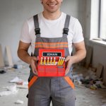 Impresión 3D personalizada Portabolígrafos rojo con nombre de taller Accesorio de oficina Decoración de garaje Regalo de cumpleaños para mecánicos amantes de las herramientas