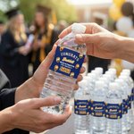 Personalized Congrats Photo Balloon Design Water Bottle Labels Stickers with Name and Year Set of 20 Graduation Party Decor for Graduates Friends