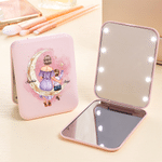 Espejo de maquillaje LED con nombre Personalizado Star Moon Mom Kid Back View LED Makeup Mirror with Name Travel Essential Daily Use Birthday Gift for Women Makeup Lovers