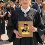 Personalized Graduation Name and Year Photo Guestbook with Ballpoint Pen and Stickers Graduation Keepsake Gift for Graduate