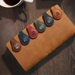 Personalised Floral Leather Magnetic Bookmark Clip with Initials Reading Stationery Supplies Birthday Gift for Bookworms Book Lovers