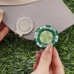 Personalised Golf Reader Marker Magnetic Hat Clip with Name Golf Field Use Birthday Anniversary Game Day Gift for Golf Player Lover