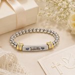 Personalizado Delicado Corazón Alas pulsera con nombre grabado Significado Cumpleaños Día de la Madre Regalo para Niños Mamá Abuela