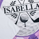 Personalized Multicolor Golf Elements Diamond Argyle Golf Cart Seat Cover with Name Seat Protector Summer Birthday Gift for Golf Lovers Golfers