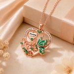 Collana personalizzata di pietre di nascita a farfalla con nome inciso Gioielli delicati Ricordo Memorial Sympathy Regalo per la festa della mamma per le donne