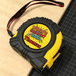 Personalized Best Dad Tape Measure with Name Father's Day Birthday Gift for Dad Grandpa