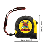Personalized Best Dad Tape Measure with Name Father's Day Birthday Gift for Dad Grandpa