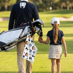 Personalised Best Dad 1-3 Face Photos Golf Quick-Dry Sports Towel Daily Use Father's Day Gift for Dad Golfer