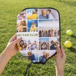 Housse de raquette de Pickleball personnalisée avec texte Cadeau d'anniversaire pour la famille, les amis et les joueurs de Pickleball