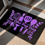Personalized Spatula Whisk Baking Tools Non-Slip Doormat with Text Home Decor Daily Use Bakery Gift for Family Baking Enthusiast