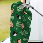 Personalised Best Dad 1-3 Face Photos Golf Quick-Dry Sports Towel Daily Use Father's Day Gift for Dad Golfer