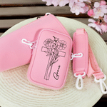Borsa portabottiglie personalizzata a croce con tracolla regolabile per Stanley Tumbler Regalo di compleanno per donna cristiana