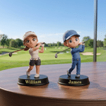 Figurita de golf personalizada con foto en 3D y nombre Decoración de sobremesa Regalo de cumpleaños para los amantes del golf