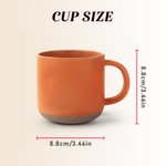 Spersonalizowany ceramiczny kubek na kawę z uchwytem i imieniem, efekt perły, kwiat narodzin, 12 uncji, codzienny prezent urodzinowy dla kobiet