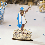 Portachiavi personalizzato con nome e anno per la laurea Regalo di laurea decorativo per laureati