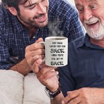 Personalized Bonus Dad Humorous Pattern Design 11 oz 15 oz Ceramic Mug with Name and Text Father's Day Birthday Gift for Step Dad Man
